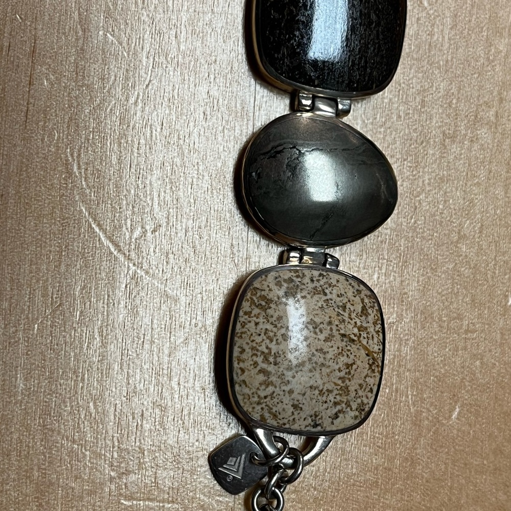 Silpada Multi-Stone Toggle Bracelet B1934 - image 5